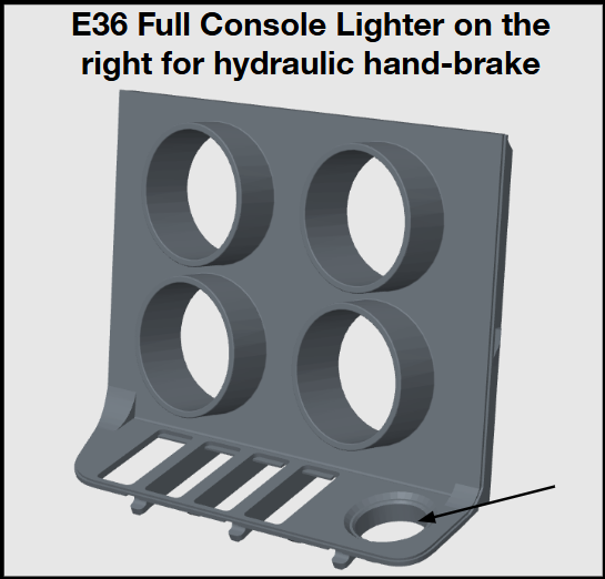 Support de Manomètres x3 pour E36