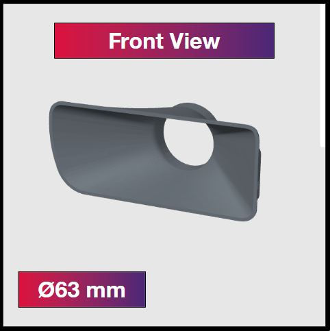 Écope Admission Air Antibrouillard pour E36