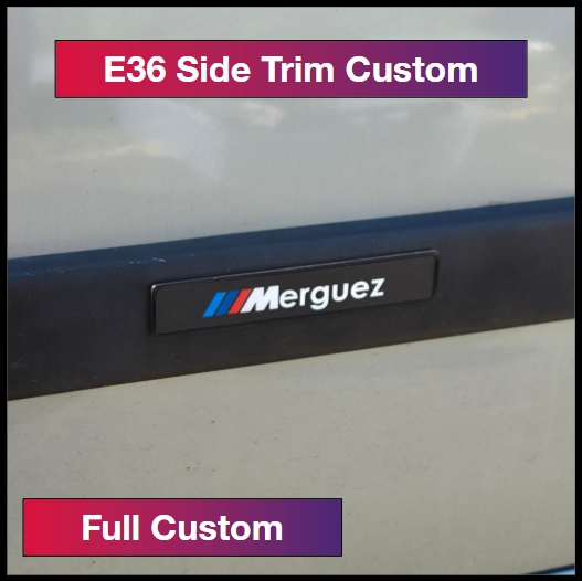 Emblèmes baguettes pour E36