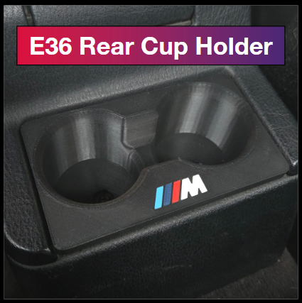 Porte Gobelet Arrière pour E36