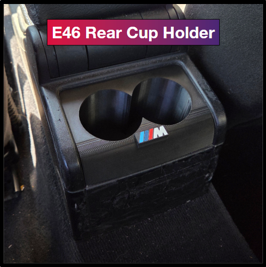 Porte Gobelet Arrière pour E46